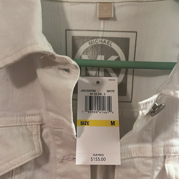 Michael Kors White Jean Jacket - Picture 2 of 4